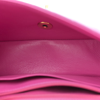 Chanel Lambskin Chevron Quilted Mini Rectangular Flap Pink 5 of 11