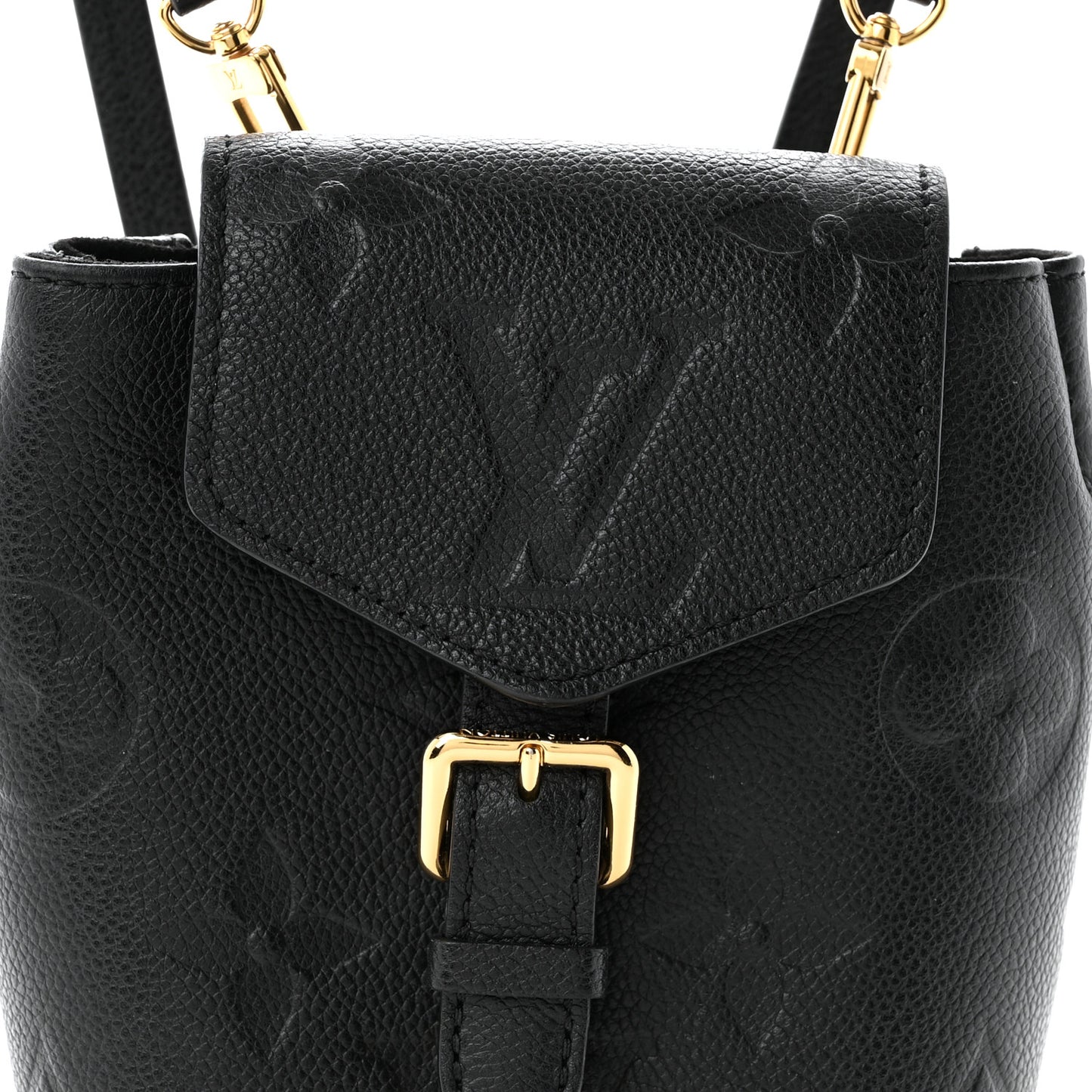 Empreinte Monogram Giant Tiny Backpack Black