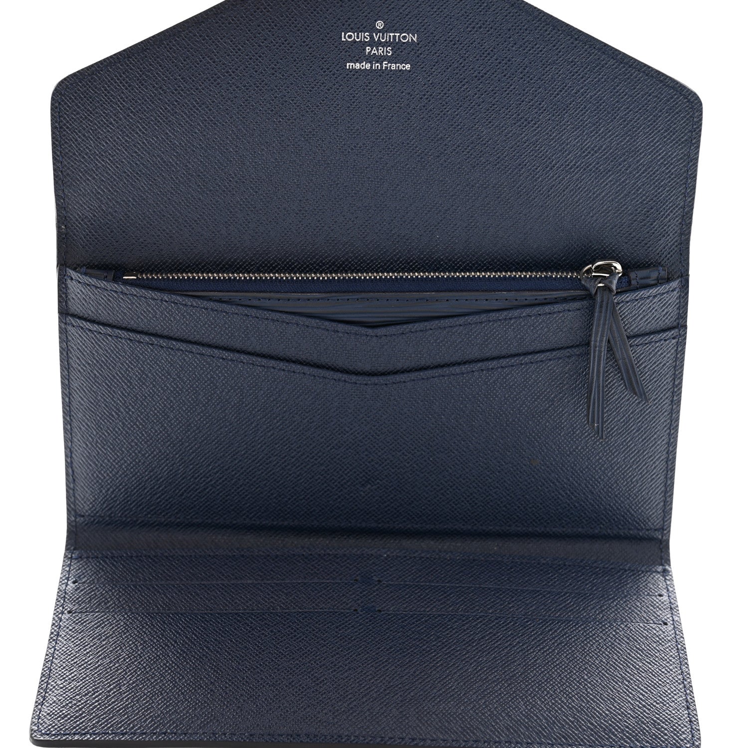 Louis Vuitton Epi Josephine Wallet Indigo 6 of 11