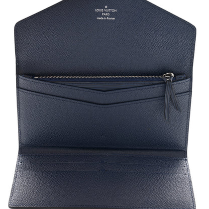 Louis Vuitton Epi Josephine Wallet Indigo 6 of 11