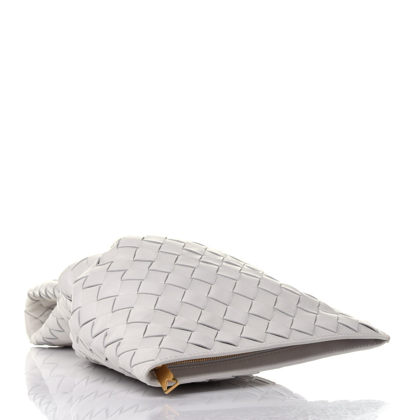 Nappa Intrecciato Mini BV Twist Chalk