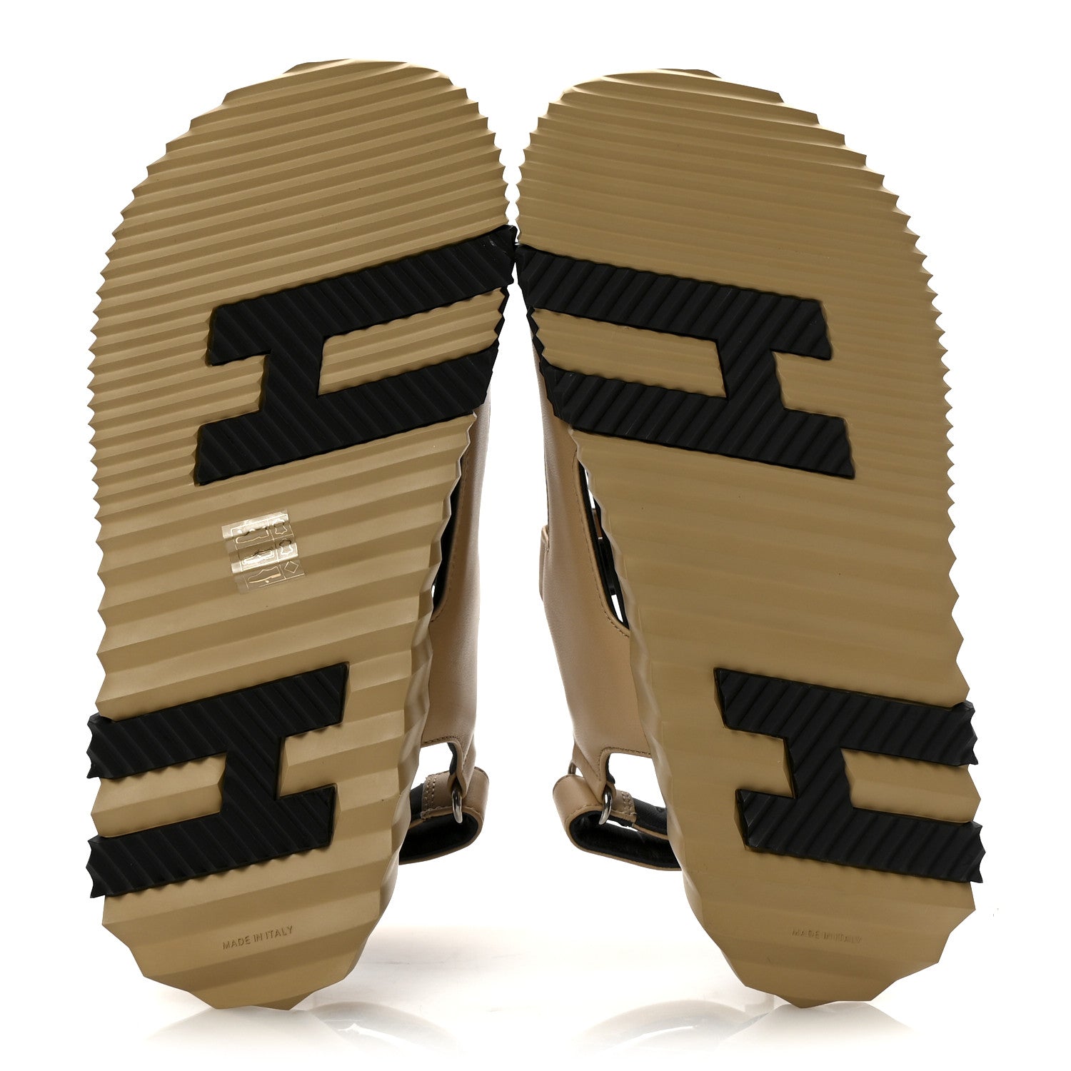 Hermes Lambskin Junior Womens Sandals 39 Beige Black 6 of 9