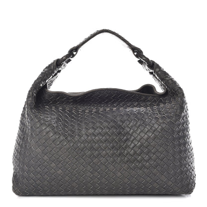Bottega Veneta Nappa Intrecciato Sloane Hobo Ferro Gray 1 of 12