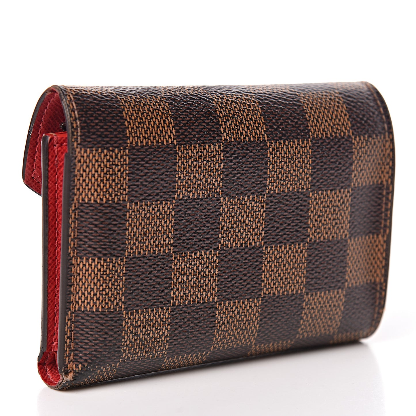Damier Ebene Victorine Wallet Red
