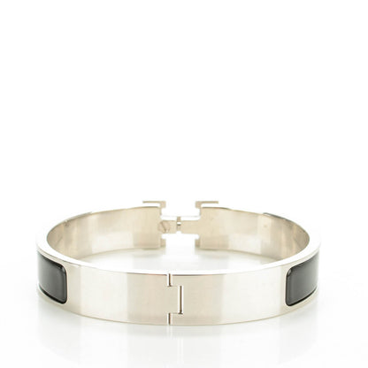 Hermes Enamel Narrow Clic Clac H Bracelet PM Black 4 of 6