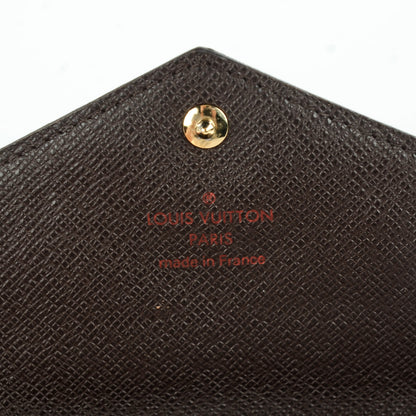 Louis Vuitton Damier Ebene Long Origami Wallet 6 of 7