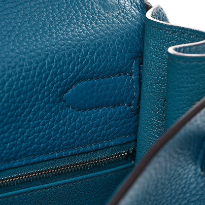 Hermes Togo Kelly Retourne 32 Bleu Izmir 16 of 35