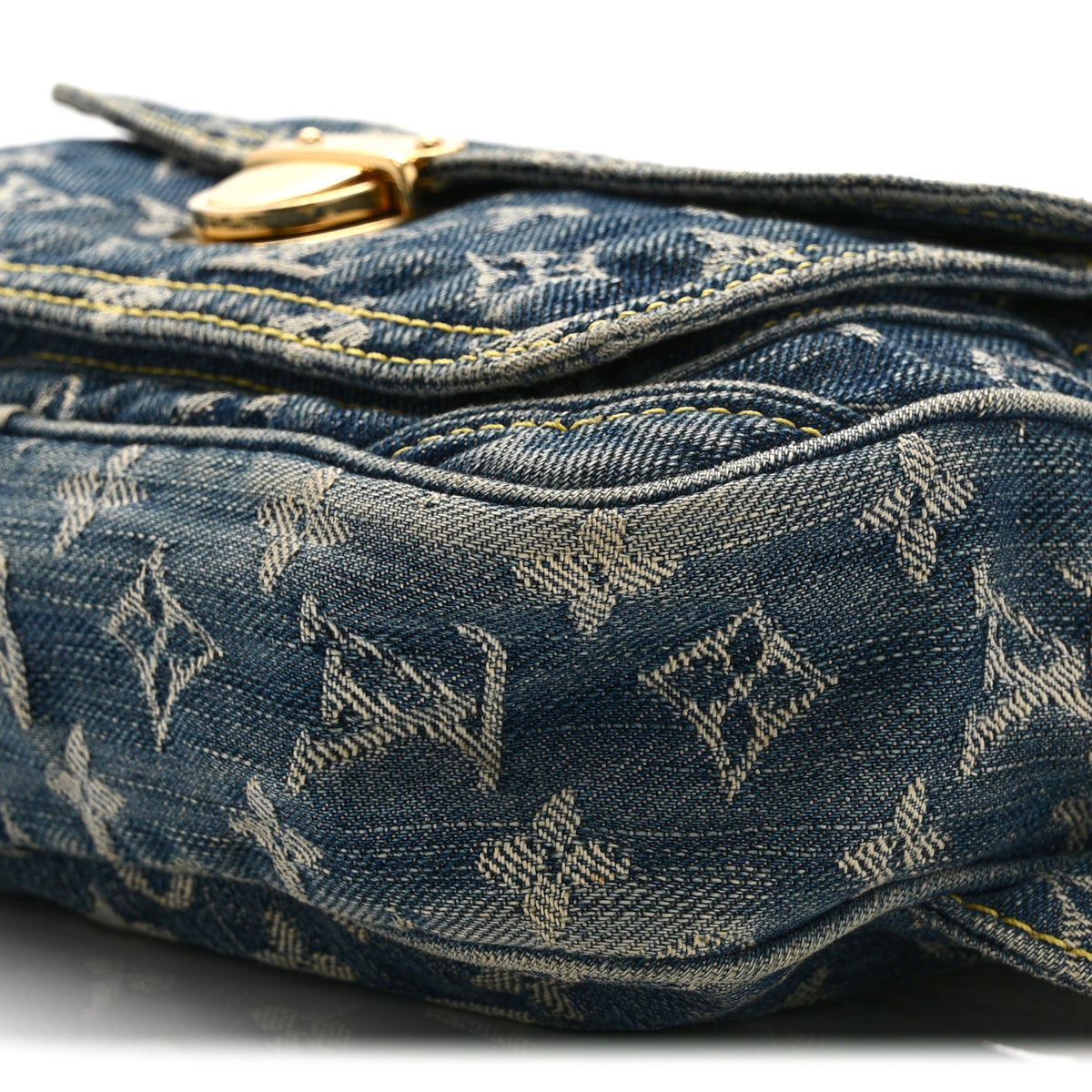 Louis Vuitton Monogram Denim Bum Bag Blue 10 of 10