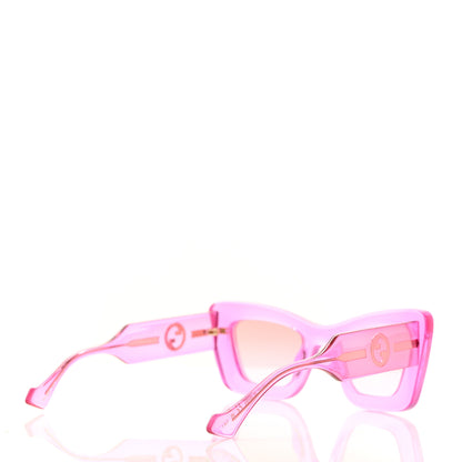 Gucci Acetate Injection Cat Eye Sunglasses GG1552S Purple 4 of 9