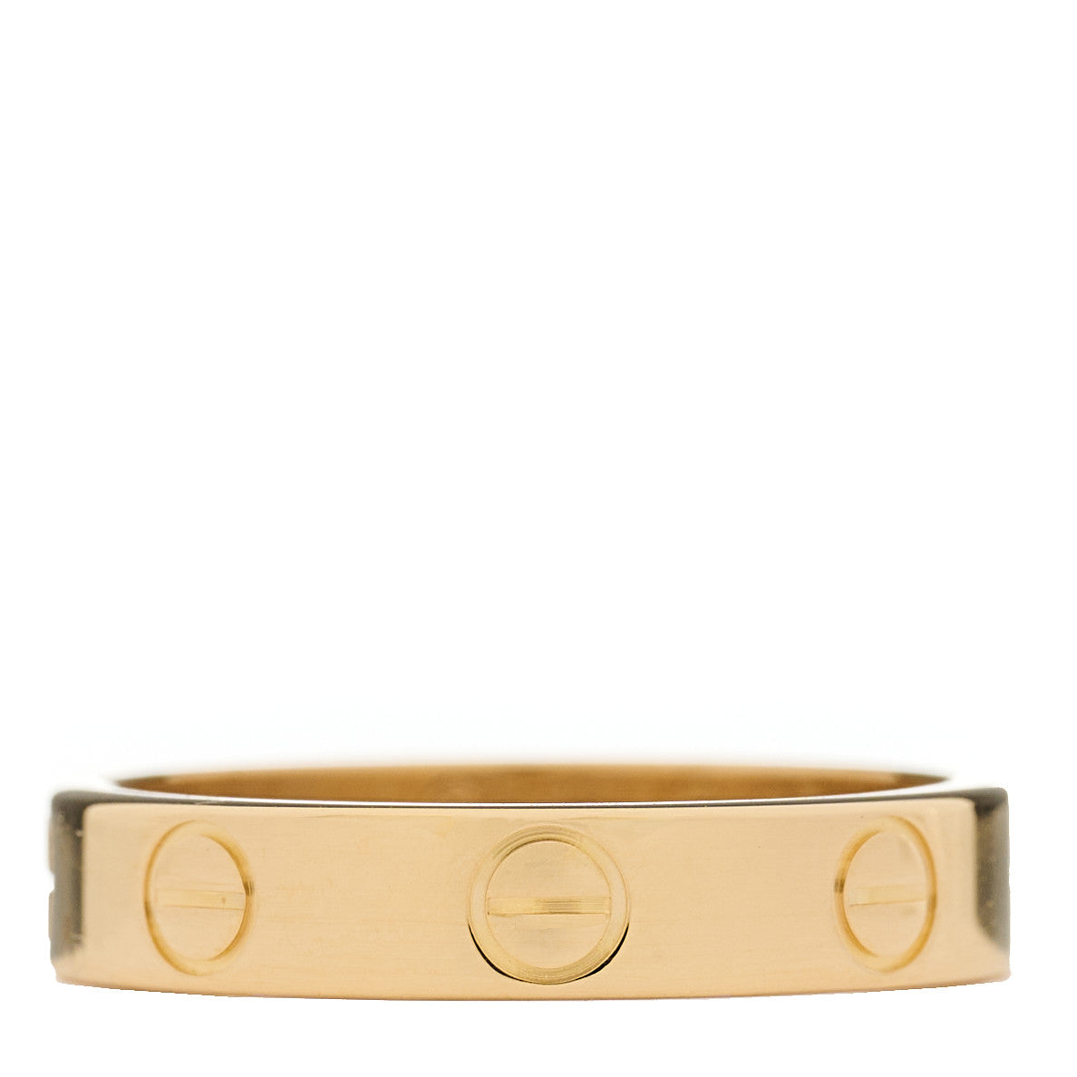 Cartier 18K Yellow Gold 3.5mm LOVE Wedding Band Ring 49 5 1 of 4