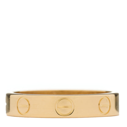 Cartier 18K Yellow Gold 3.5mm LOVE Wedding Band Ring 49 5 1 of 4