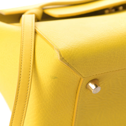 Celine Elephant Calfskin Mini Belt Bag Sun Yellow 10 of 21
