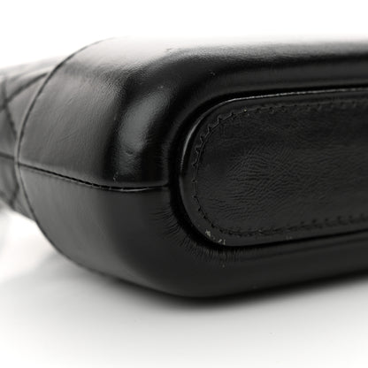 Chanel Aged Calfskin Quilted Small Gabrielle Clutch With Chain Black 10 of 16