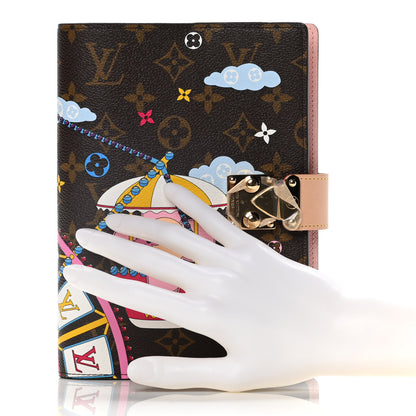 Louis Vuitton Monogram 2020 Christmas Animation Big Wheel Paul Notebook Cover 2 of 8