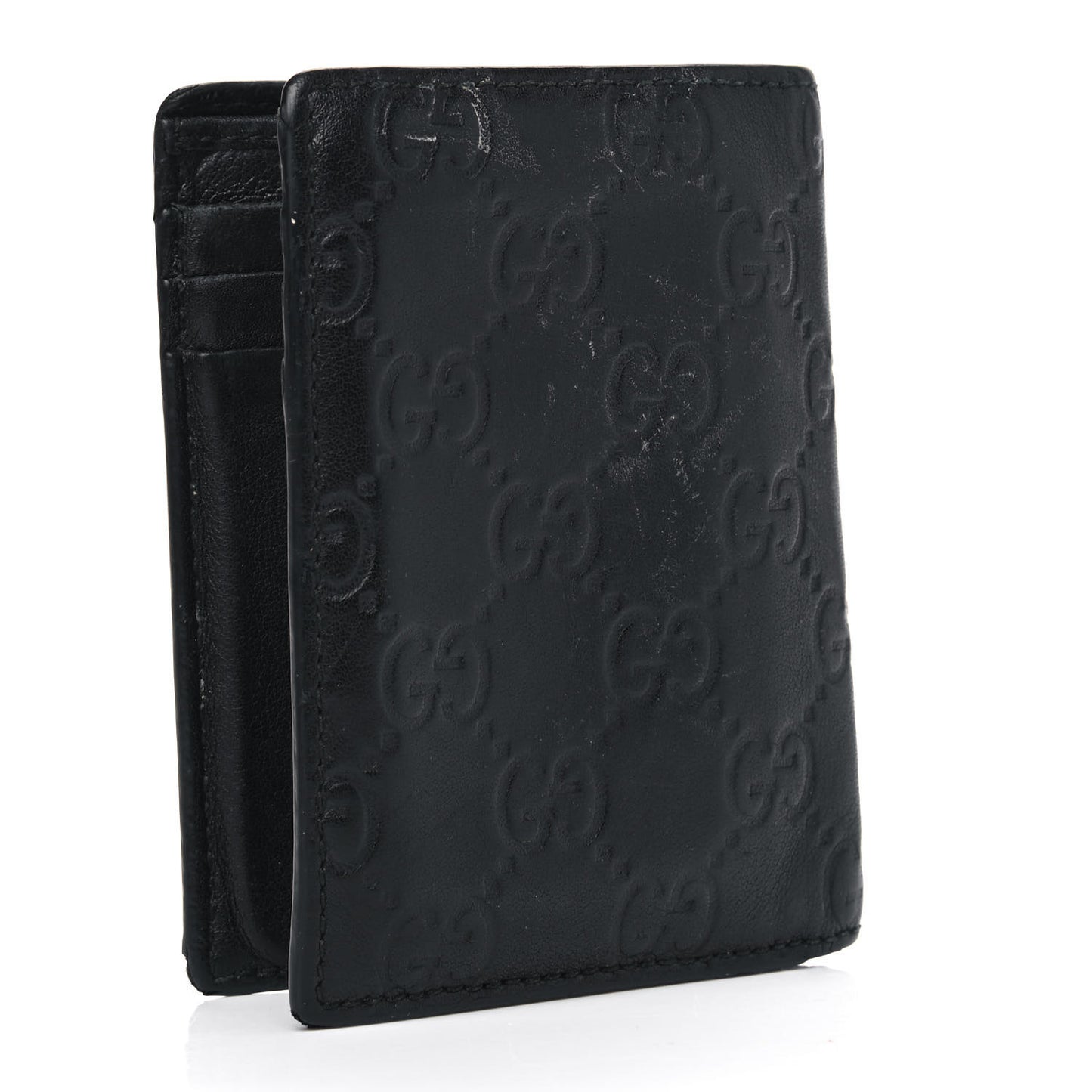 Guccissima Bi-Fold Wallet Black