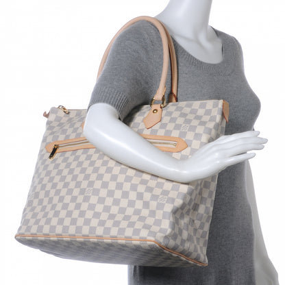 Louis Vuitton Damier Azur Saleya GM 2 of 7