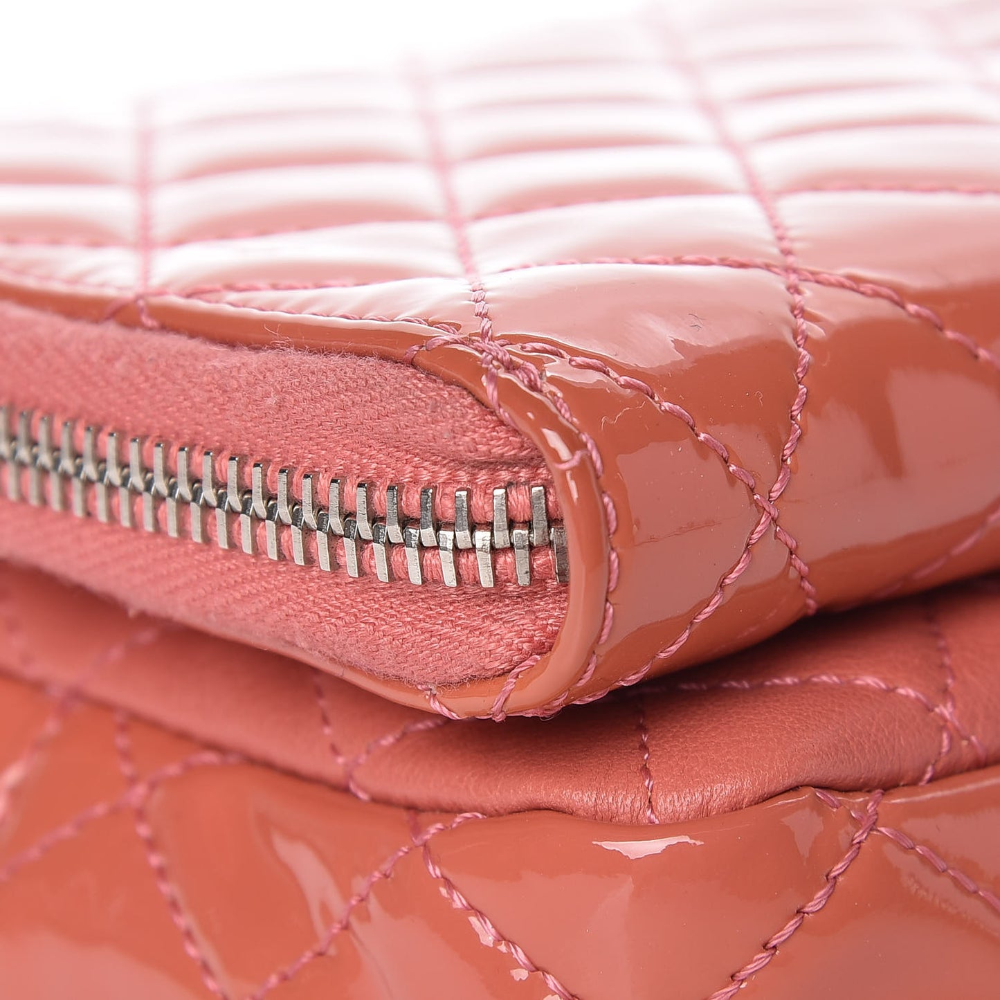 Patent Brilliant Mini Flap WOC Bag Pink