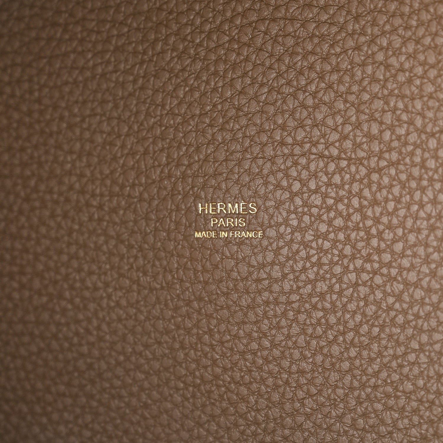Hermes Taurillon Clemence Picotin Lock 26 GM Etoupe 6 of 10