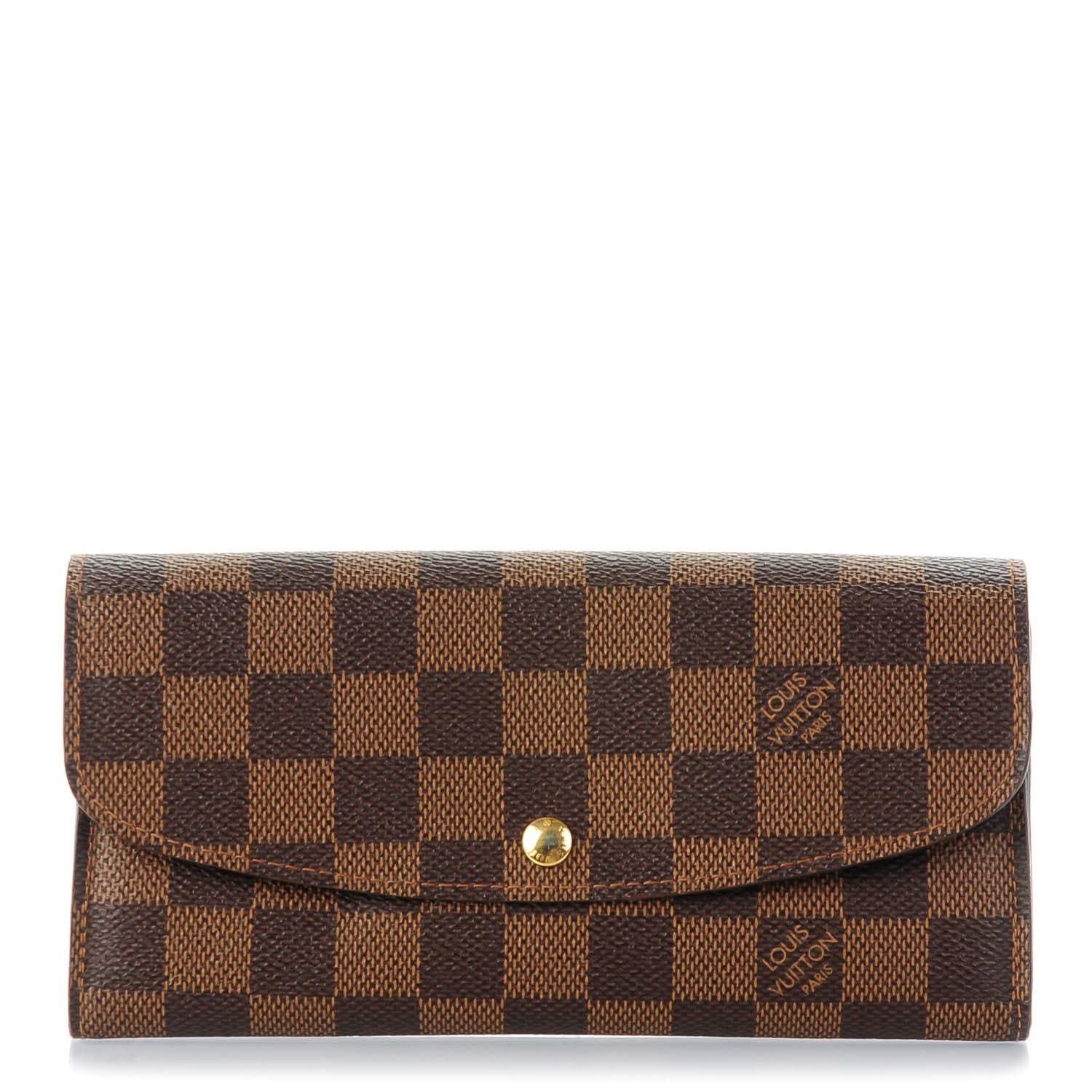 Louis Vuitton Damier Ebene Emilie Wallet 1 of 9