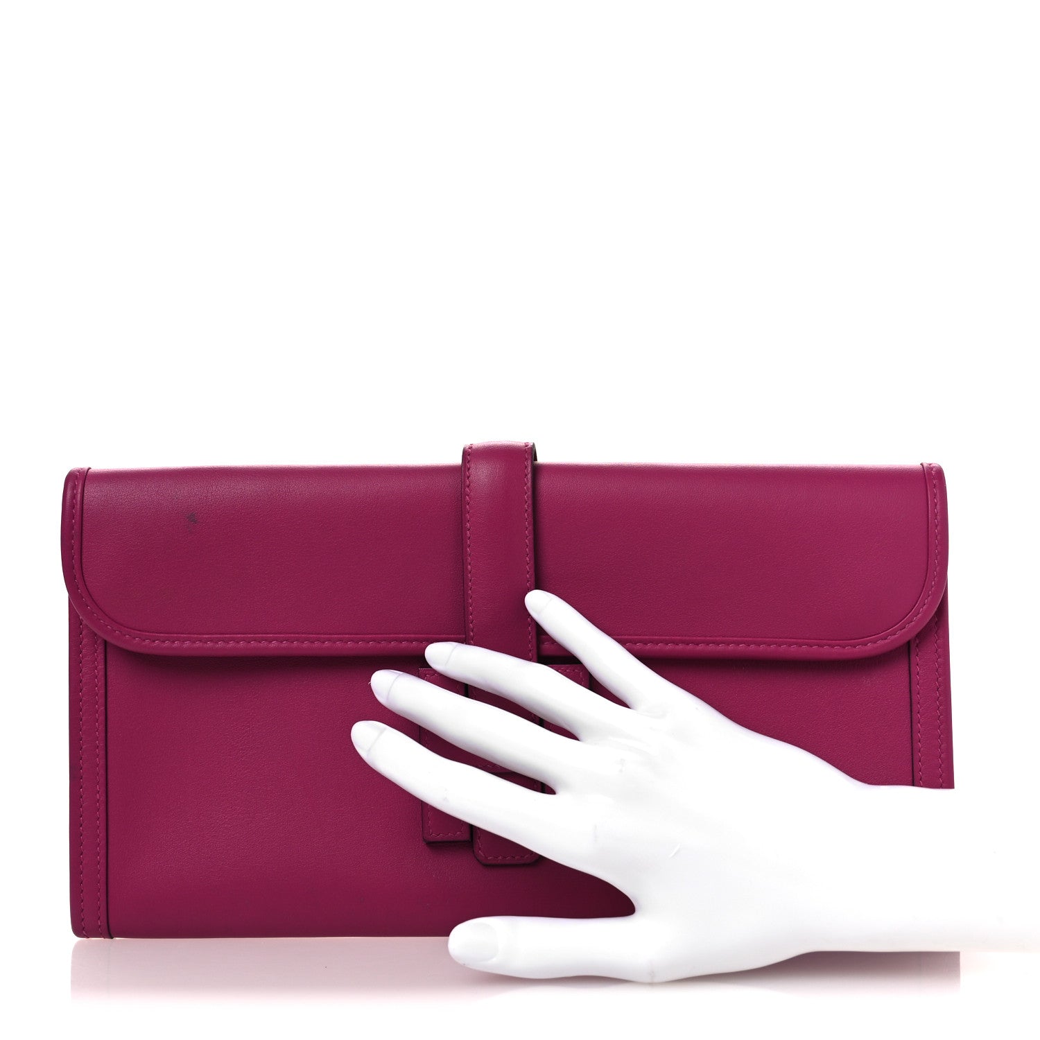Hermes Swift Jige Elan 29 Clutch Rose Pourpre 2 of 13