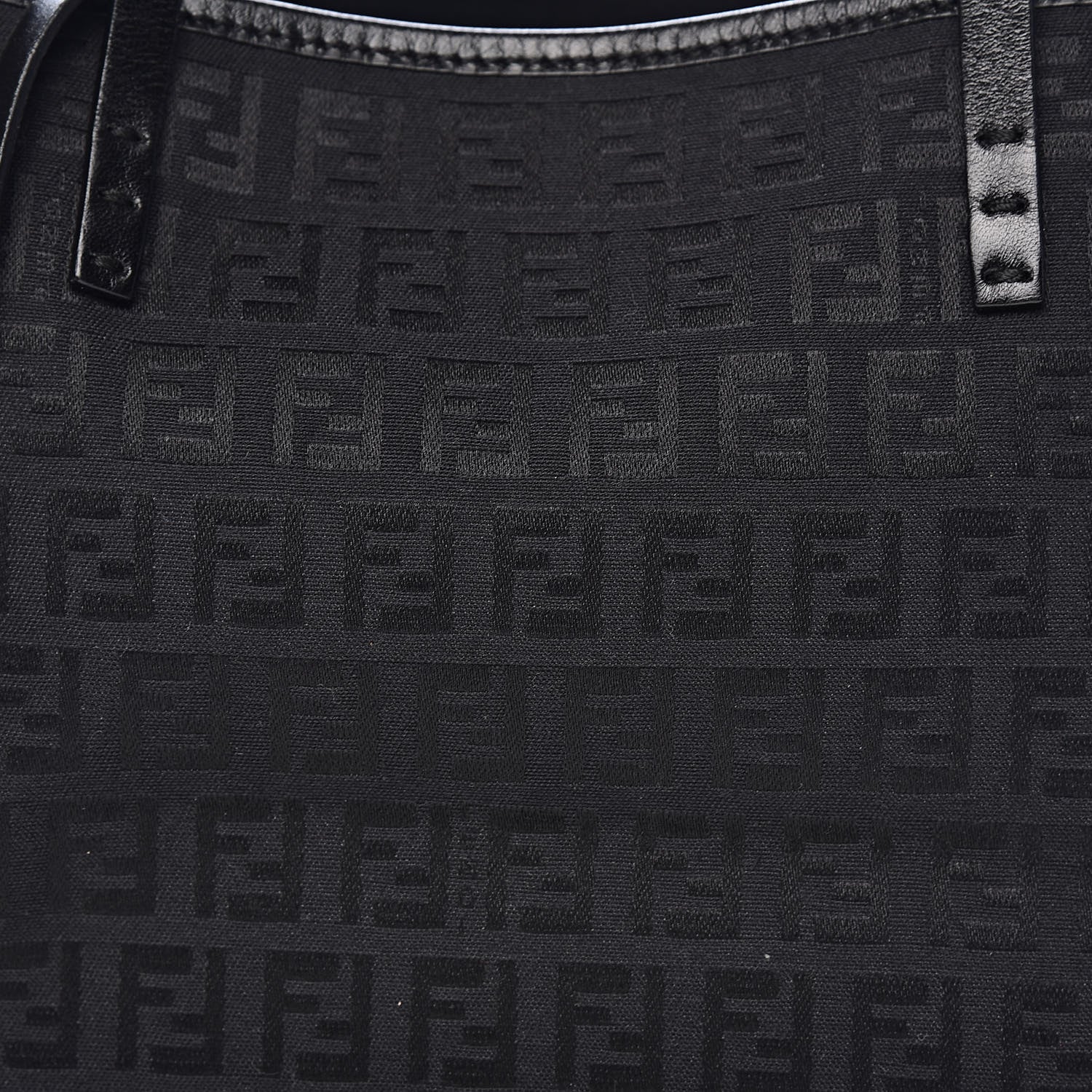 Fendi Zucchino Tote Black 11 of 11