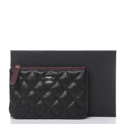 Chanel Caviar Quilted Small Cosmetic Case Black 8 of 8