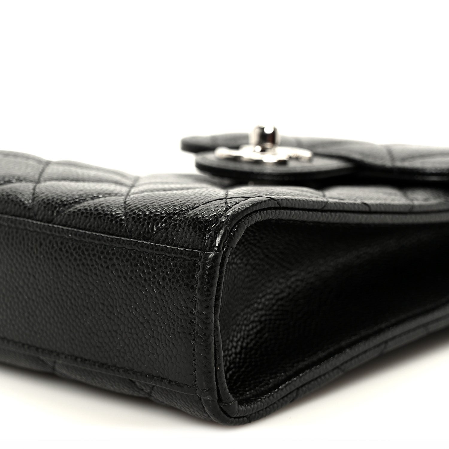 Chanel Caviar Quilted Classic Phone Holder Black 12 of 12