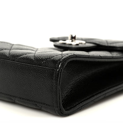 Chanel Caviar Quilted Classic Phone Holder Black 12 of 12