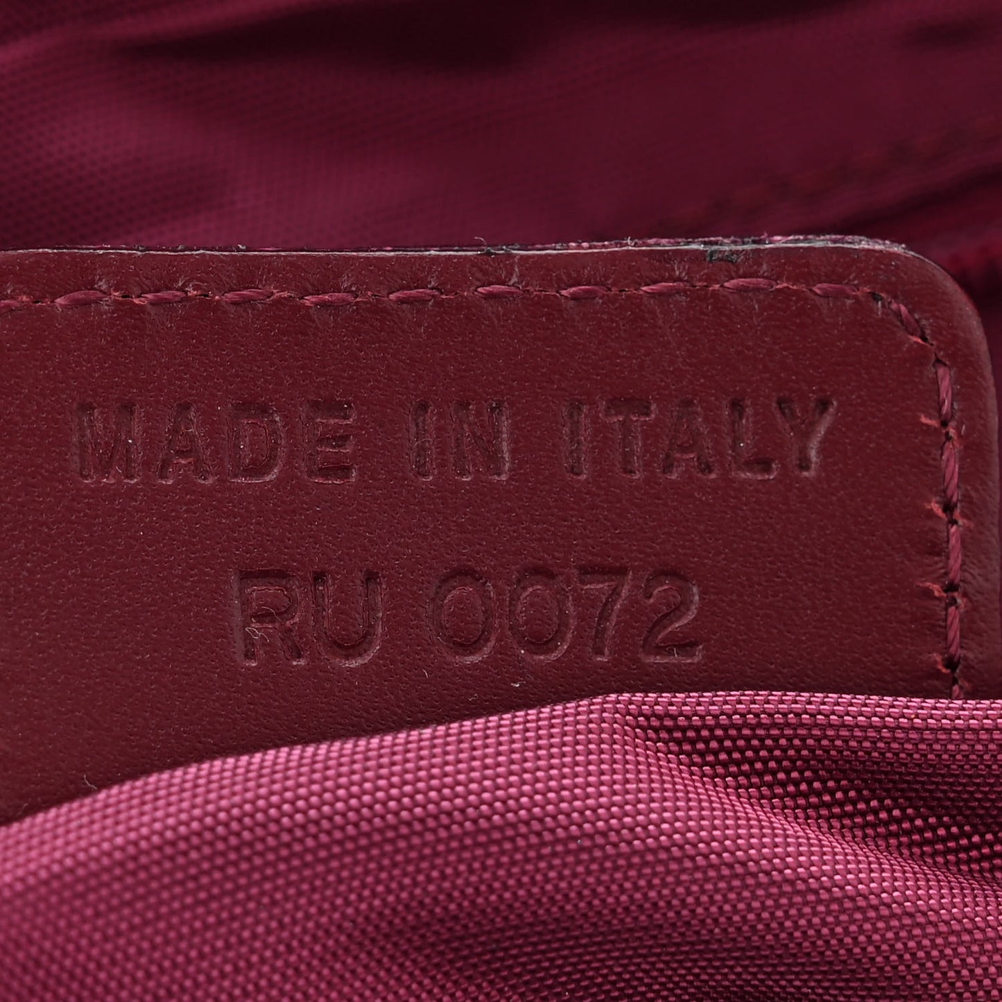 Monogram Double Saddle Bag Burgundy