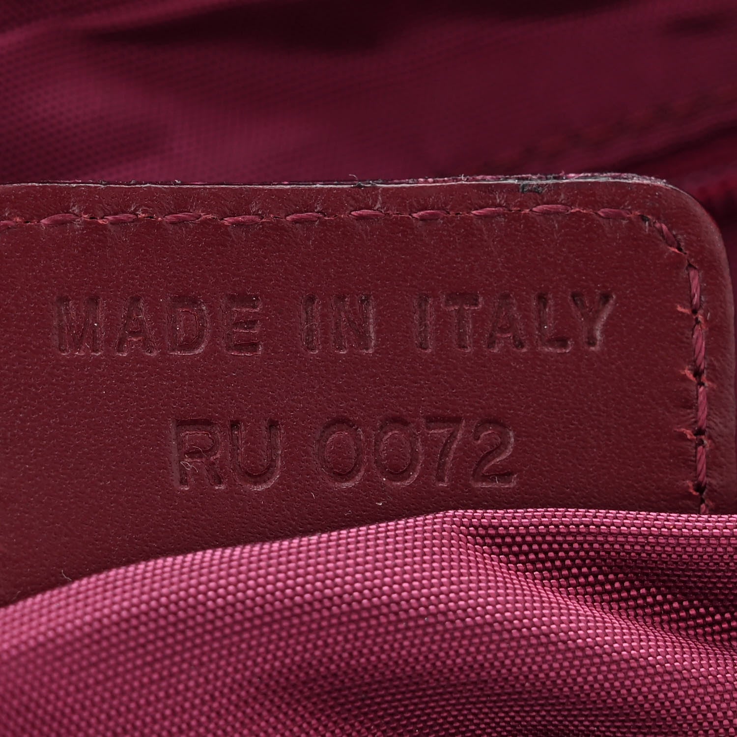 Christian Dior Monogram Double Saddle Bag Burgundy 7 of 10