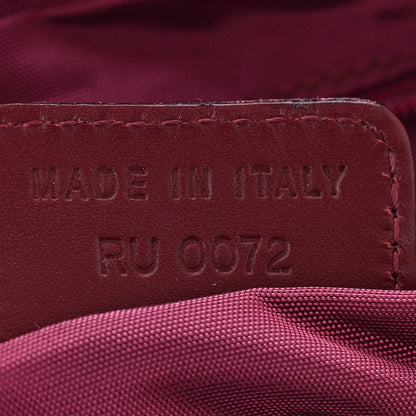 Christian Dior Monogram Double Saddle Bag Burgundy 7 of 10