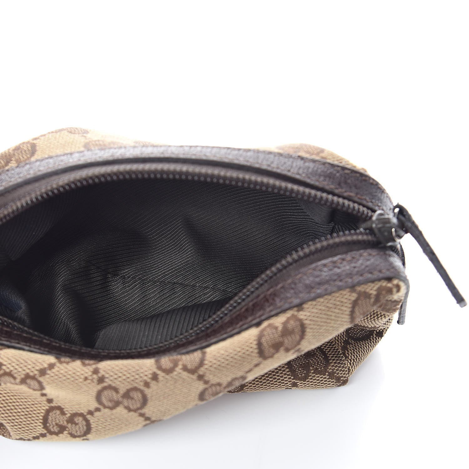 Gucci Monogram Small Balthus Cosmetic Case Beige Ebony Cocoa 5 of 8