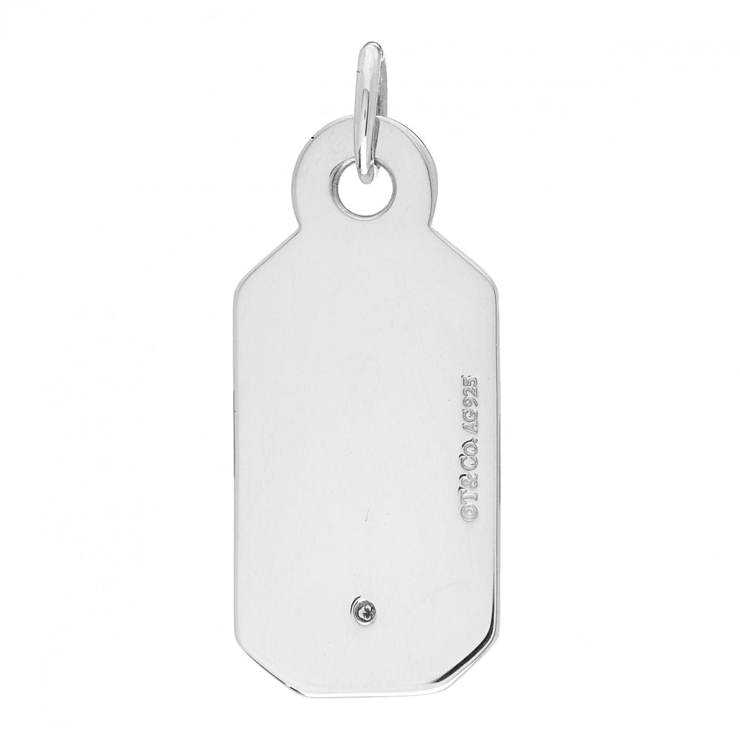 Sterling Silver Diamond Price Tag Charm