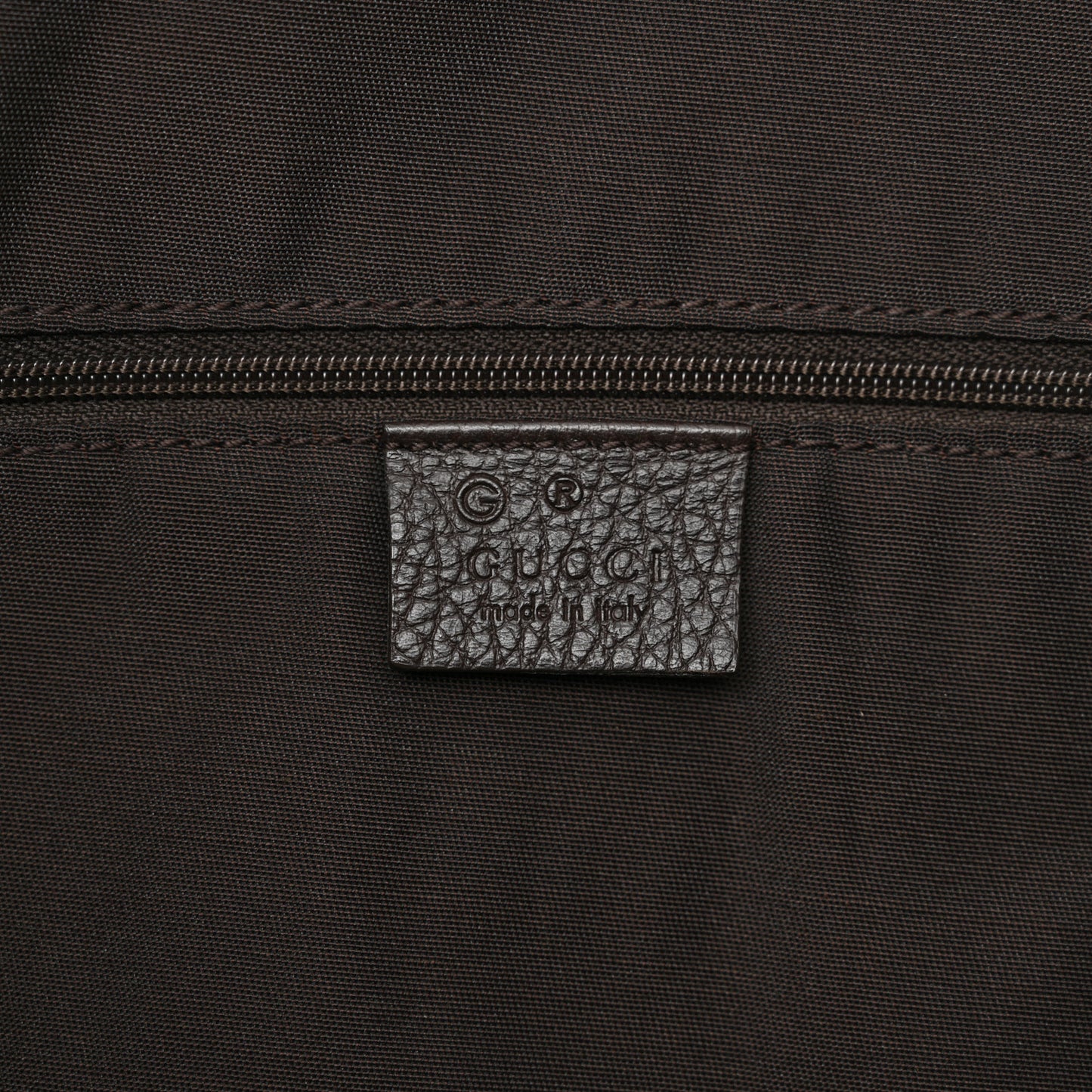 Crystal Monogram Tote Brown
