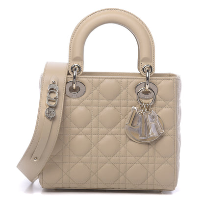 Christian Dior Lambskin Cannage Small My ABCDior Lady Dior Beige 1 of 11