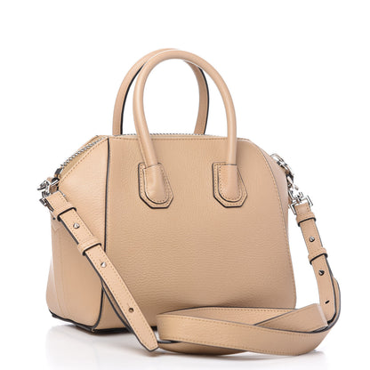 Givenchy Sugar Goatskin Mini Antigona Beige Camel 3 of 10