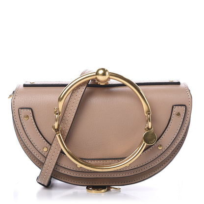 Chloe Calfskin Small Nile Bracelet Minaudiere Bag Brown 1 of 14