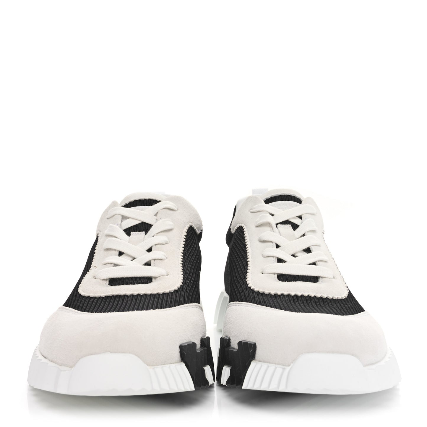 Air Mesh Suede Goatskin Mens Bouncing Sneakers 42 Black White