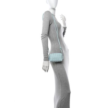 Bottega Veneta Nappa Intrecciato Candy Loop Camera Bag Teal Washed 2 of 10