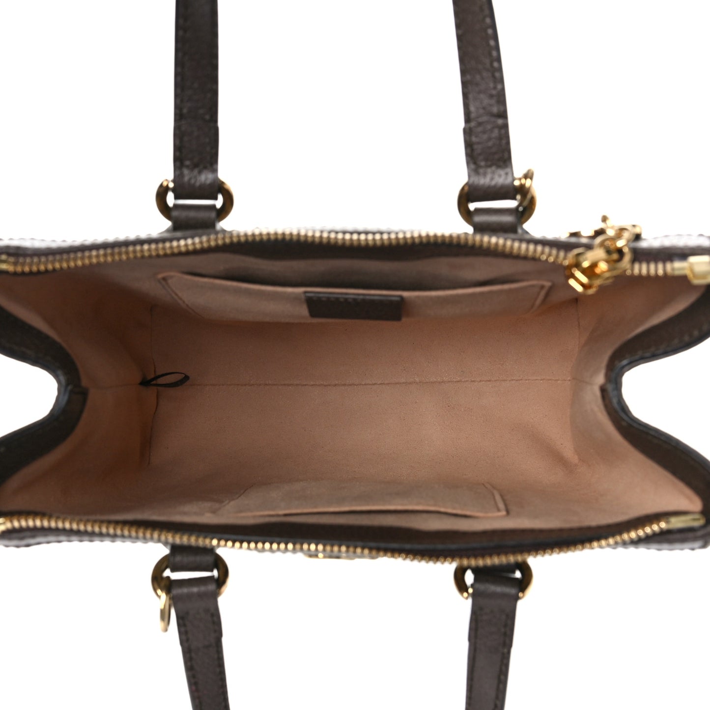 GG Supreme Monogram Small Ophidia Tote Bag Brown