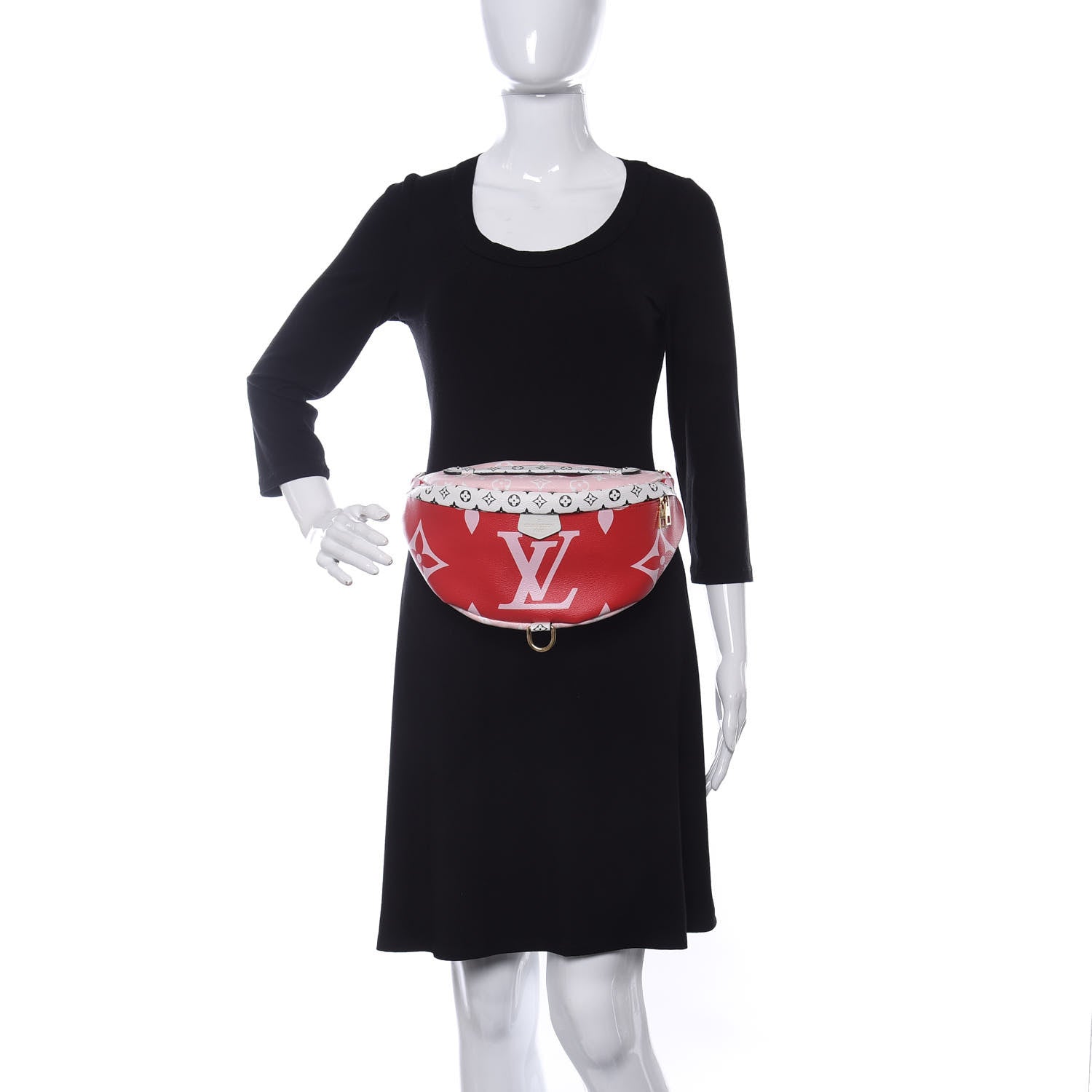 Louis Vuitton Monogram Giant Bumbag Rouge 2 of 10