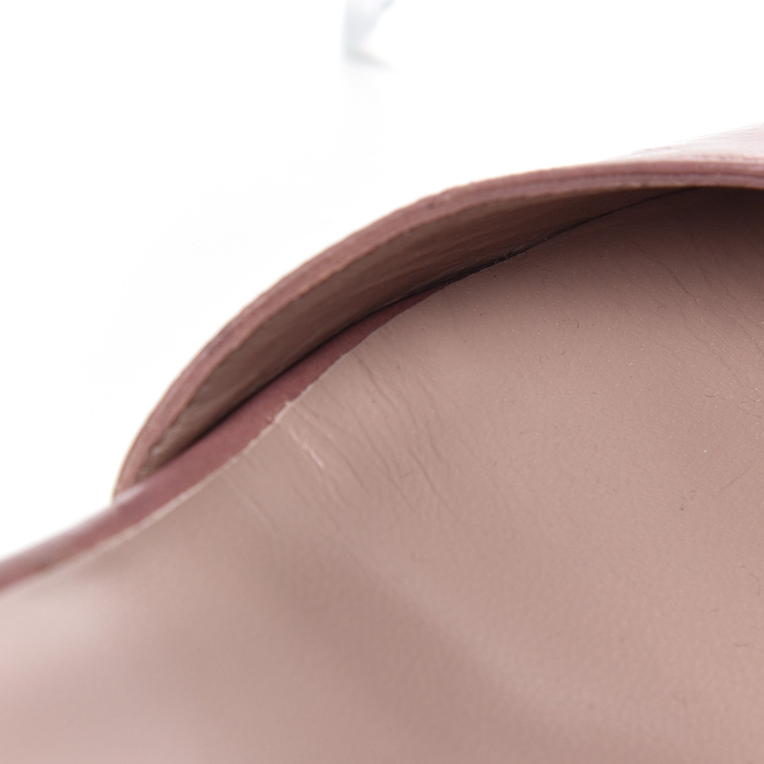 Gucci Eel Arielle Round Toe Pumps 35.5 Rose Bud 8 of 16