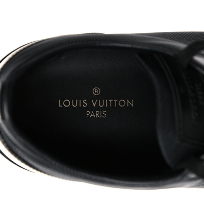 Louis Vuitton Calfskin Nylon Damier Offshore Sneakers 8 Black 8 of 13