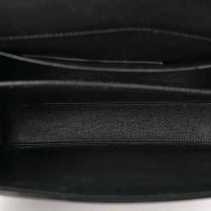 Saint Laurent Grain de Poudre Medium Classic Monogram Cassandra Top Handle Black 5 of 9