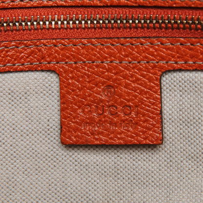 Gucci Monogram Medium Bree Zippered Tote Beige Orange 6 of 11