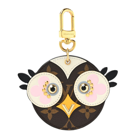 Monogram Lovely Birds Bag Charm
