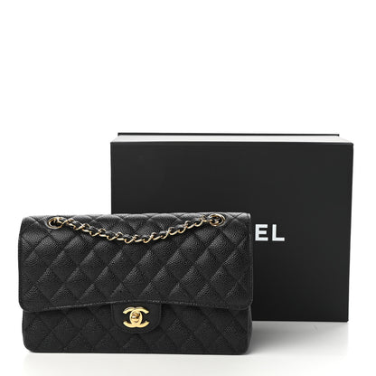 Chanel Caviar Quilted Medium Double Flap Black 10 of 10