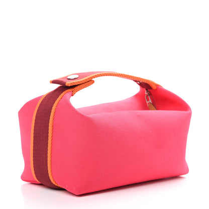 Hermes Canvas Small Bride-A-Brac Pouch Hibiscus 2 of 5