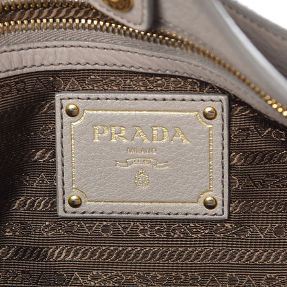 Prada Vitello Daino East West Tote Pomice 8 of 13