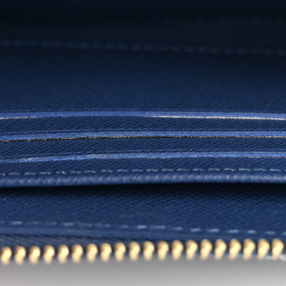 Louis Vuitton Monogram Denim Zippy Wallet NM Blue 7 of 10